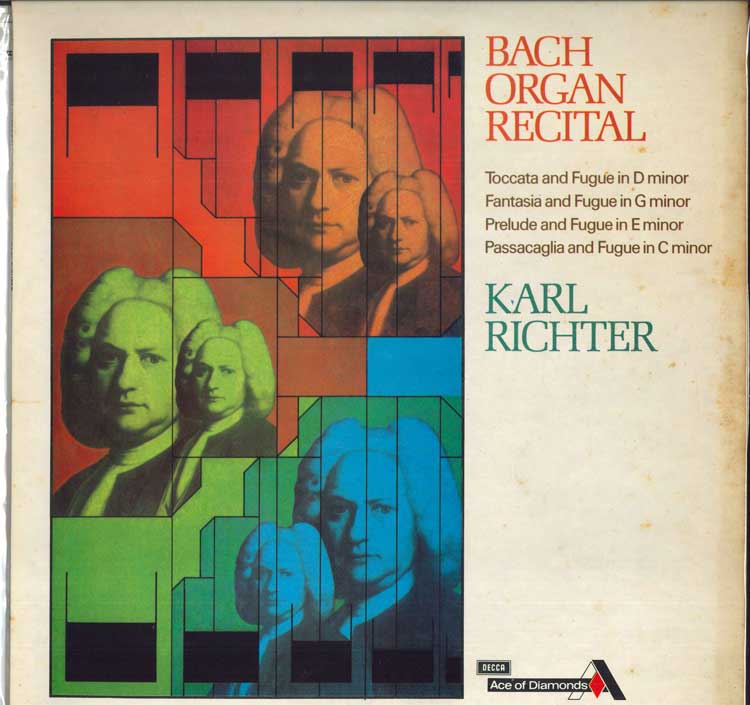 LP Record BACH KARL RICHTER Bach Organ Recital At The Organ O SDD258 ACE OF DIAMOND UK Classical Used
LP Record BACH KARL RICHTER Bach Organ Recital At The Organ O SDD258 ACE OF DIAMOND UK Classical Used