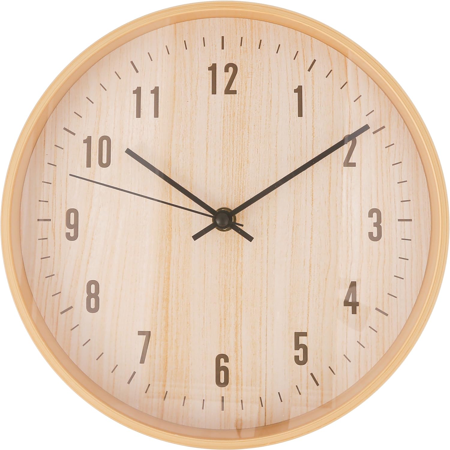 Fuji Boeki Wall Clock Life Diameter 25cm Width 25 x Depth 4 x Height 25cm Natural Wood Grain Simple Silent 39869
Fuji Boeki Wall Clock Life Diameter 25cm Width 25 x Depth 4 x Height 25cm Natural Wood Grain Simple Silent 39869