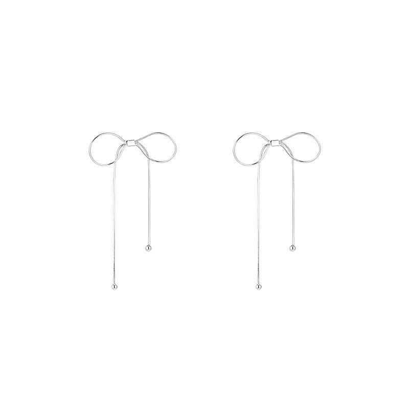 PONYKISS Sterling Silver Hollow Bowknot Bead Tassel Stud Earrings for Women Minimalist Fine Cute Accessories
PONYKISS Sterling Silver Hollow Bowknot Bead Tassel Stud Earrings for Women Minimalist Fine Cute Accessories