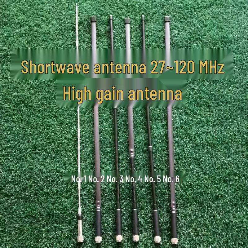 UV Dual-Band 27-120 MHz Telescopic Whip Antenna, High Gain, Foldable Seedling Goose Tube for Vehicle Base Stations. No. 1
UV Dual-Band 27-120 MHz Telescopic Whip Antenna, High Gain, Foldable Seedling Goose Tube for Vehicle Base Stations. No. 1