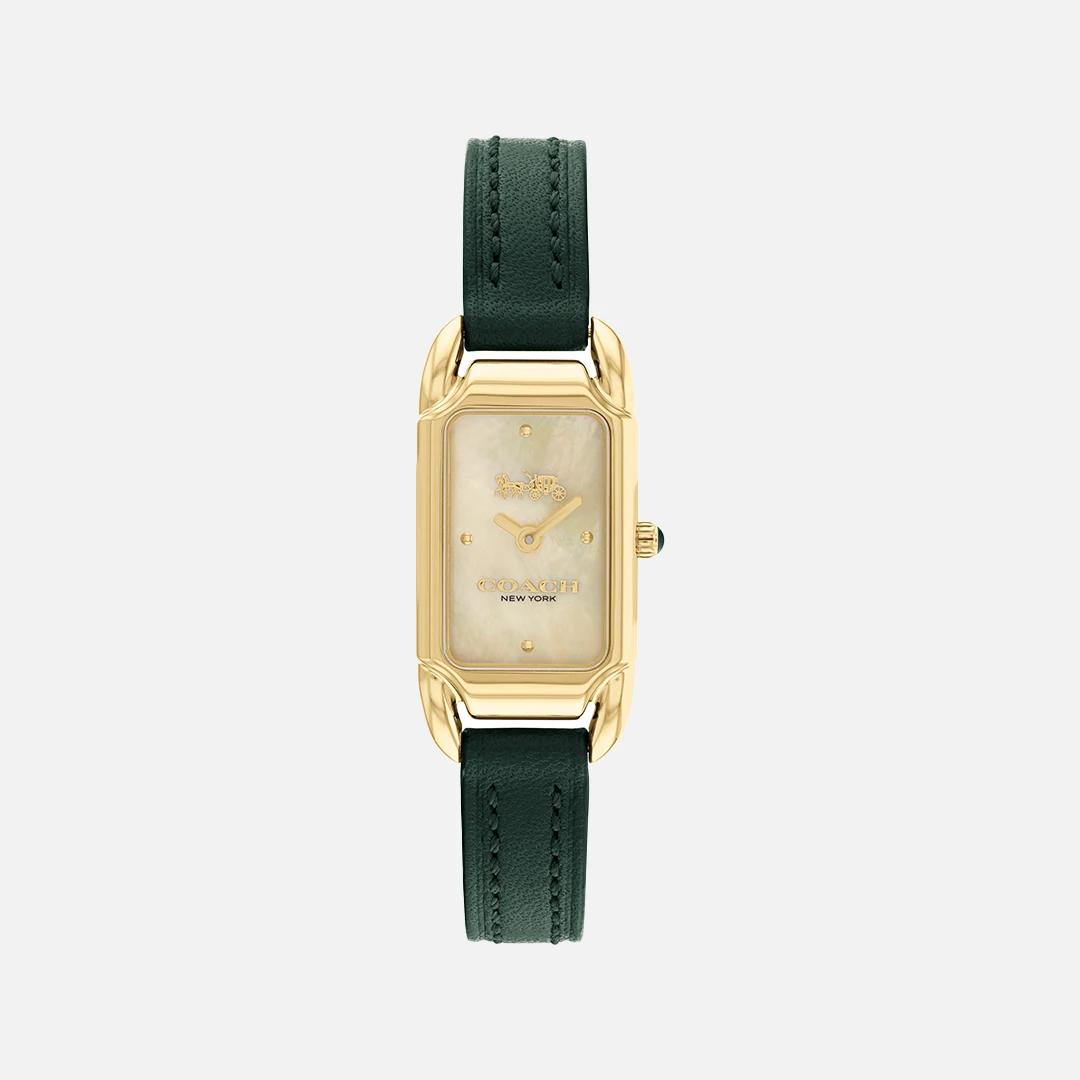 Часы Coach Cadie с ремешком из зеленой кожи 17,5 мм x 28,5 мм – 14504350 зелёный
Часы Coach Cadie с ремешком из зеленой кожи 17,5 мм x 28,5 мм – 14504350 зелёный