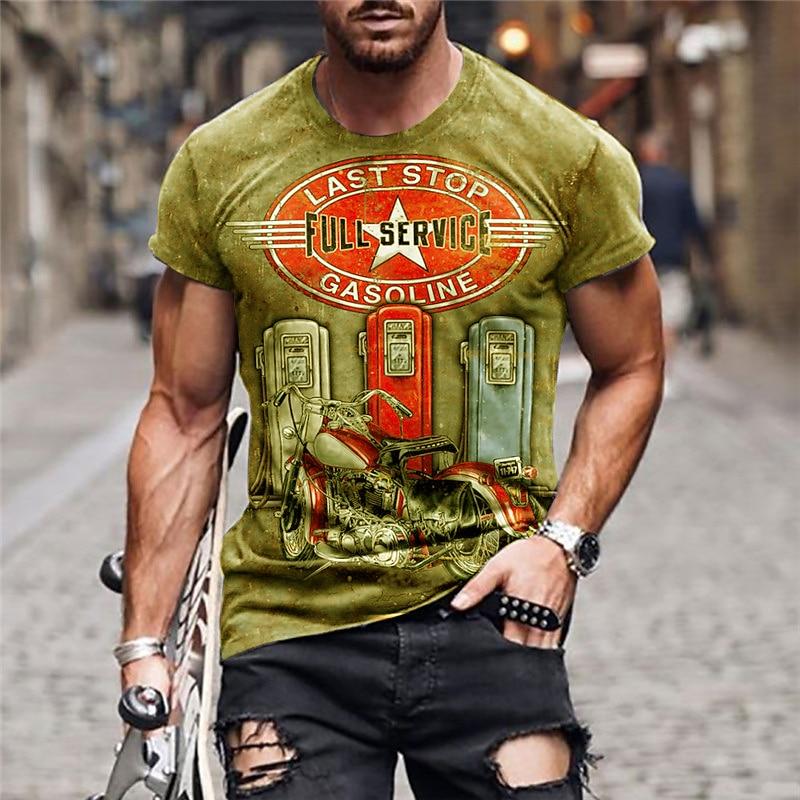 Men s Summer 3D Casual Short-Sleeved T-Shirt 5XL
Men s Summer 3D Casual Short-Sleeved T-Shirt 5XL