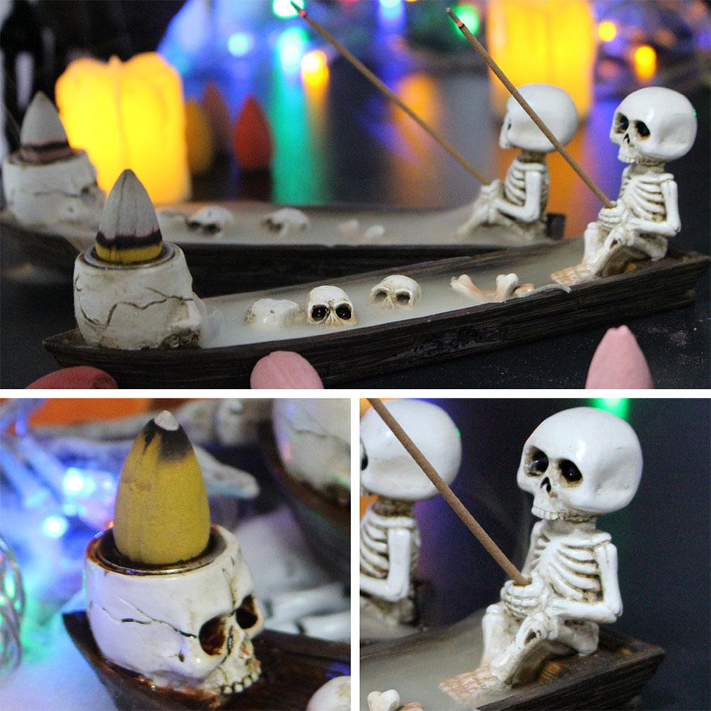Skull Boat Incense Holder Incense Stick Tray Ghost Fishing On Boat Incense Burner Skeleton Statue Incense Stand for Study Room China Mainland
Skull Boat Incense Holder Incense Stick Tray Ghost Fishing On Boat Incense Burner Skeleton Statue Incense Stand for Study Room China Mainland
