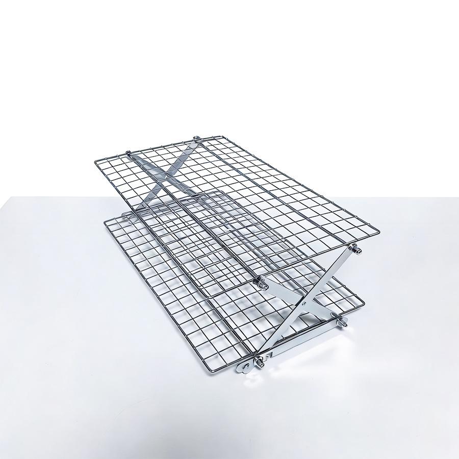 Foldable Silver Cooling Rack with Three-Speed Design for Outdoor Camping and Picnic Storage
Foldable Silver Cooling Rack with Three-Speed Design for Outdoor Camping and Picnic Storage