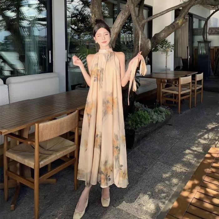 Summer new new Chinese neck dress temperament waist off-the-shoulder holiday national style skirt 2XL
Summer new new Chinese neck dress temperament waist off-the-shoulder holiday national style skirt 2XL