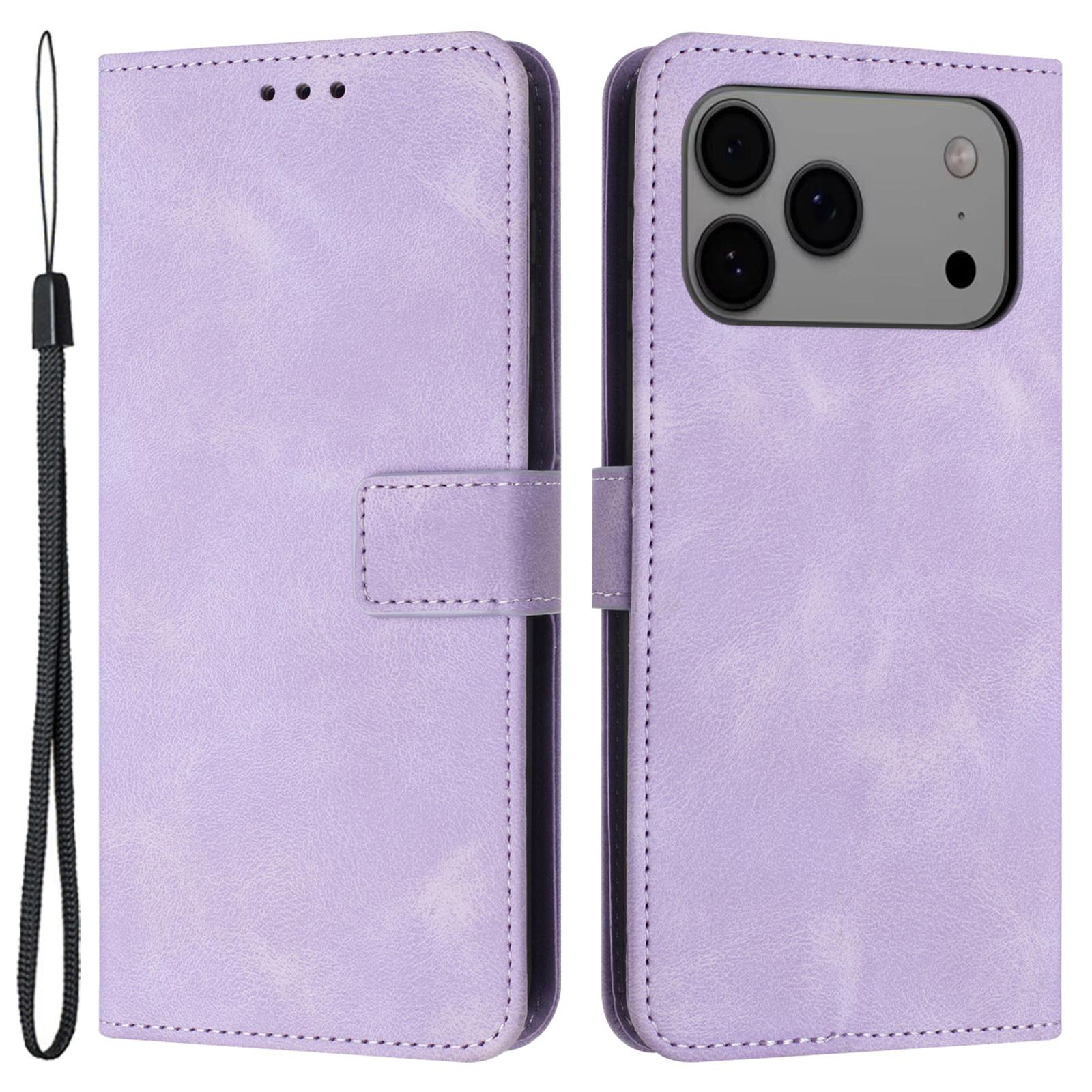 For iPhone 17 Pro Max Case Solid Color Leather Wallet Protective Phone Cover Purple
For iPhone 17 Pro Max Case Solid Color Leather Wallet Protective Phone Cover Purple