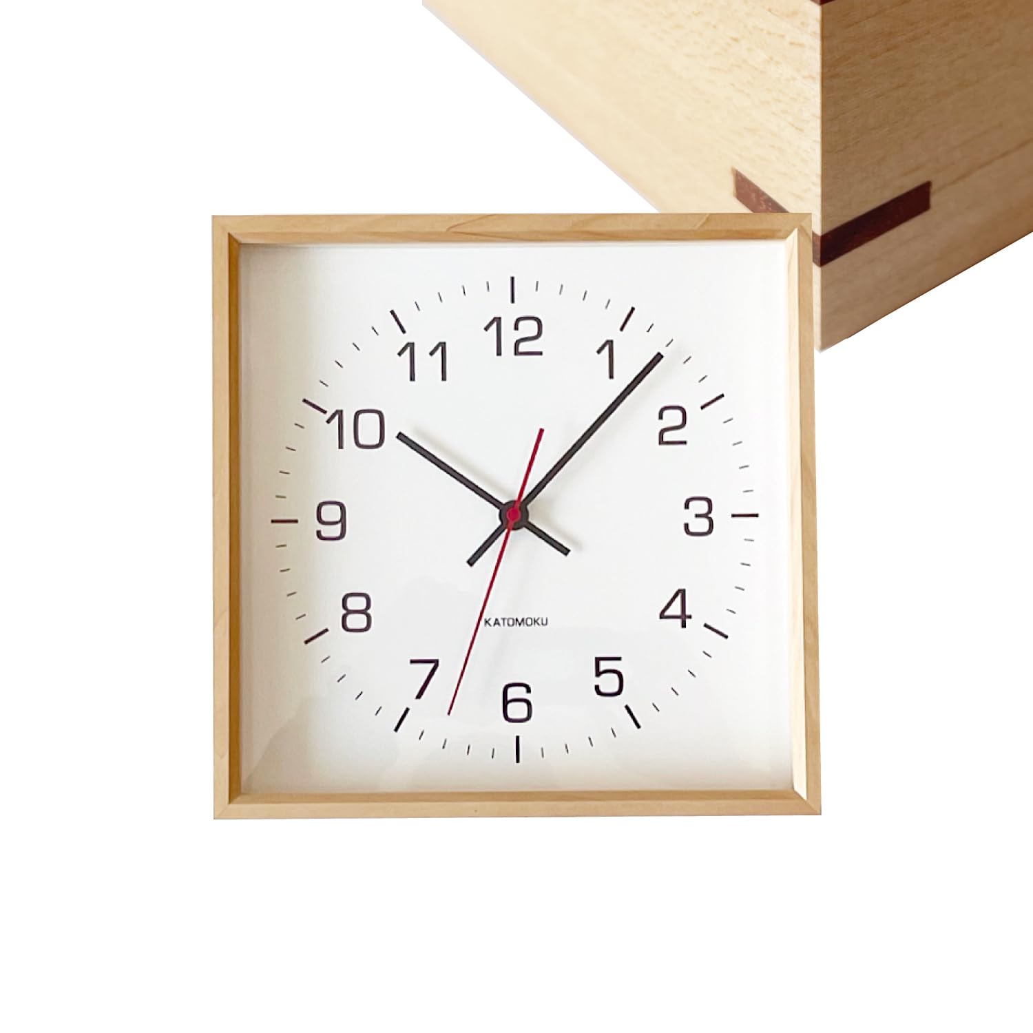 Часы KATOMOKU muku square clock 2 Maple настенные часы с непрерывной секундной стрелкой km-65HM H. (кварцевые часы)
Часы KATOMOKU muku square clock 2 Maple настенные часы с непрерывной секундной стрелкой km-65HM H. (кварцевые часы)
