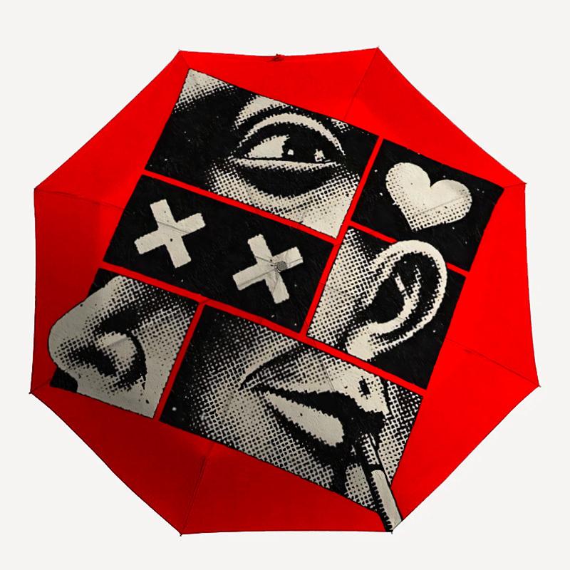 1pc Eyes Heart Automatic Open/Close Umbrella, Portable Folding Umbrella, Compact Travel Umbrella for163
1pc Eyes Heart Automatic Open/Close Umbrella, Portable Folding Umbrella, Compact Travel Umbrella for163