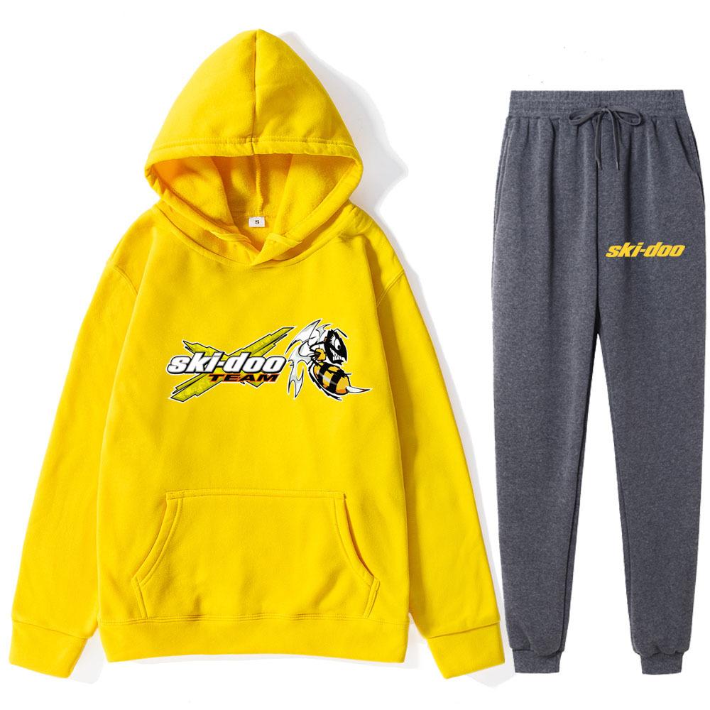 Autumn Winter Ski-Doo Team Logo Printed Hoodies Sweatpants Set Fashionable Casual Warm Sports Long Sleeved Pants Men s Sport Wear S
Autumn Winter Ski-Doo Team Logo Printed Hoodies Sweatpants Set Fashionable Casual Warm Sports Long Sleeved Pants Men s Sport Wear S