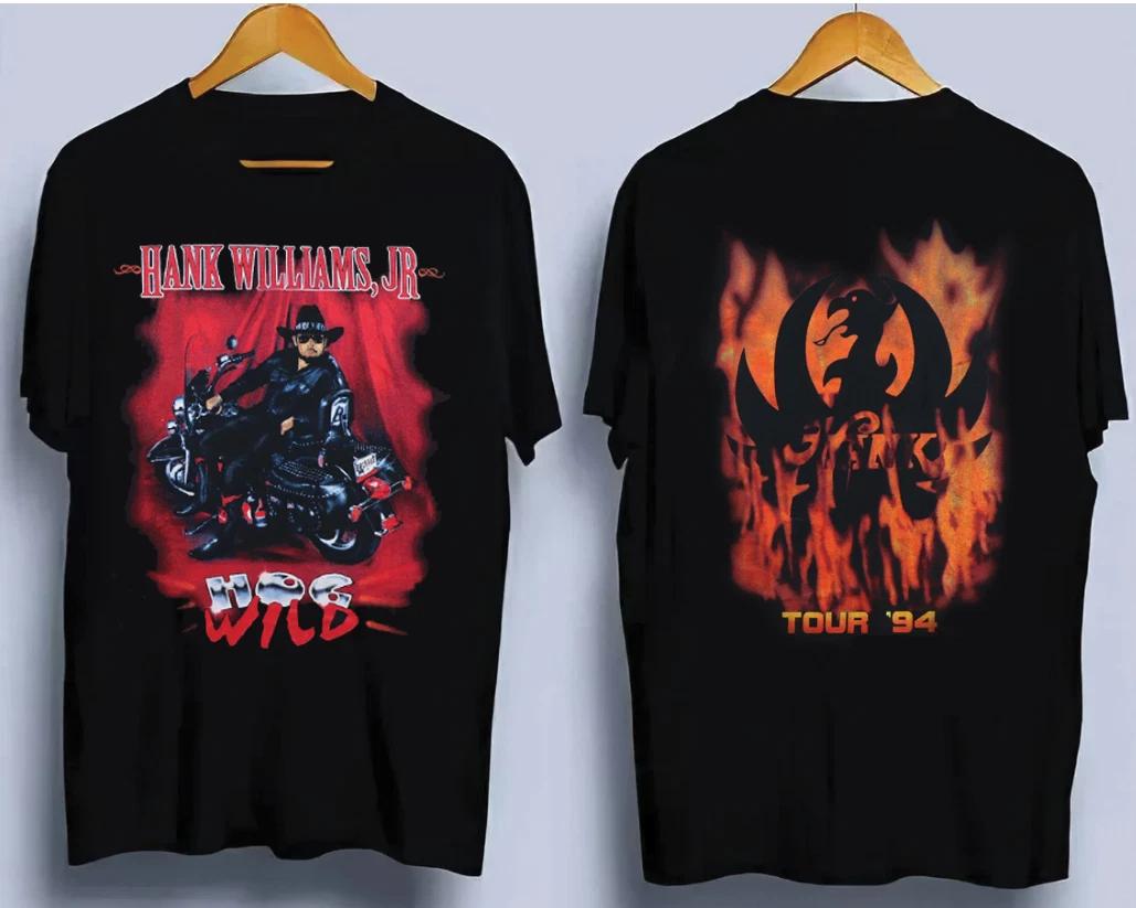 Hank Williams Jr Hog Wild Tour Music 1994 Retro T-Shirt Gift For Fans L
Hank Williams Jr Hog Wild Tour Music 1994 Retro T-Shirt Gift For Fans L