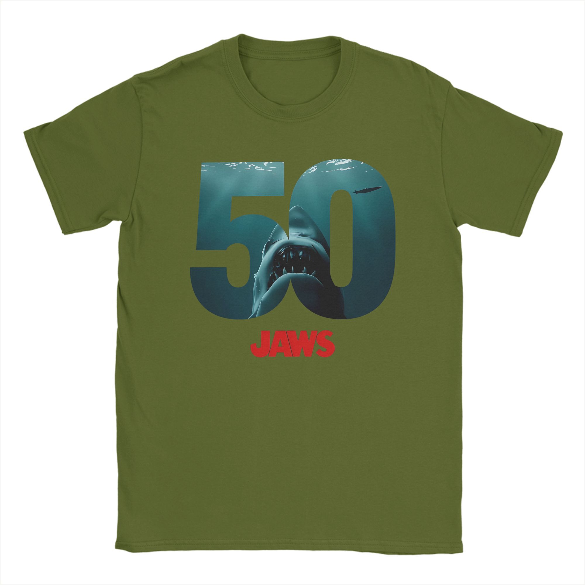 Jaws 50th T Shirt Men Street Style Pure Cotton T-Shirts Beach O Neck Leisure Tee Shirt Casual Plus Size Tops 4XL
Jaws 50th T Shirt Men Street Style Pure Cotton T-Shirts Beach O Neck Leisure Tee Shirt Casual Plus Size Tops 4XL