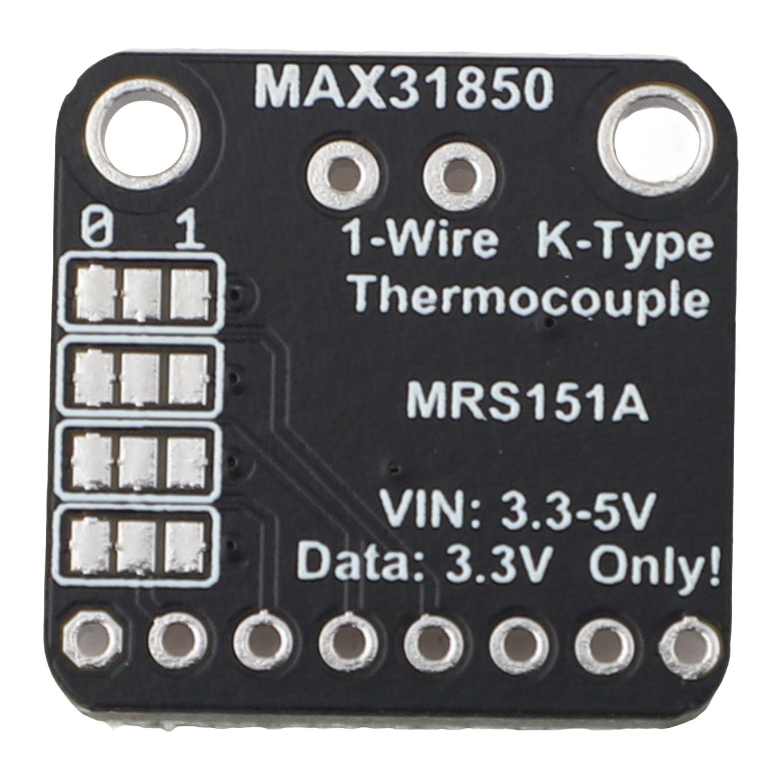 1 Wire Compatible MAX31850K Thermocouple Module Assembly for Microcontroller Applications on For Breakout Board CHINA
1 Wire Compatible MAX31850K Thermocouple Module Assembly for Microcontroller Applications on For Breakout Board CHINA