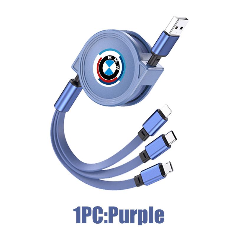 3 In 1 Car USB Super Fast Charging Retractable Data Cabl For BMW X3 X5 M5 M3 E46 E90 E60 F10 E39 F30 E36 G30 E87 E70
3 In 1 Car USB Super Fast Charging Retractable Data Cabl For BMW X3 X5 M5 M3 E46 E90 E60 F10 E39 F30 E36 G30 E87 E70