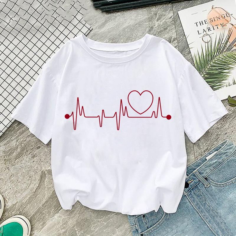 Selling Love Printed Summer Wear Round Collar Short Sleeve T Shirt Women Comfortable Simple Atmospheric T-Shirt XXXL білий
Selling Love Printed Summer Wear Round Collar Short Sleeve T Shirt Women Comfortable Simple Atmospheric T-Shirt XXXL білий