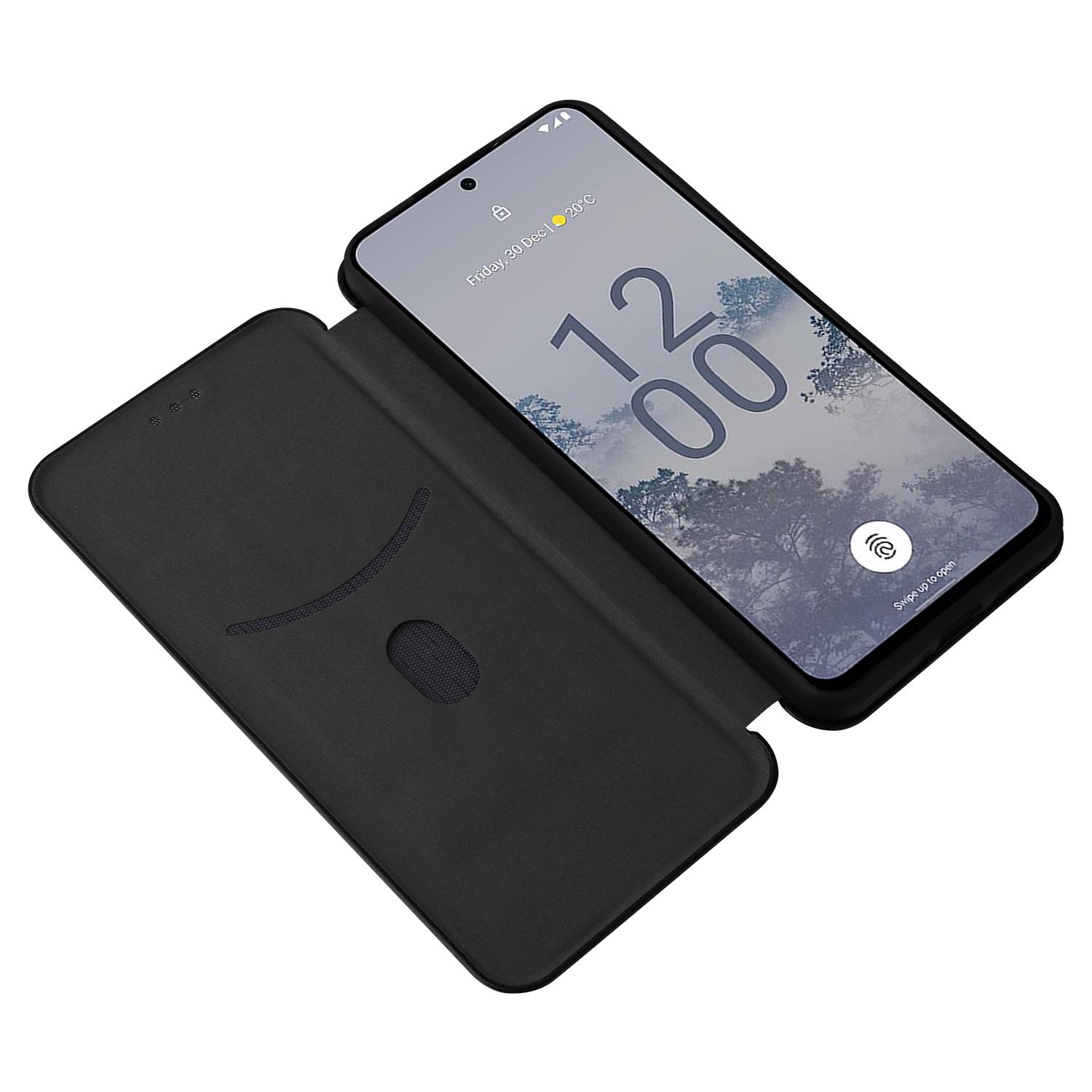 For Nokia X30 5G PU Leather Phone Case Card Slot Stand Carbon Fiber Texture Anti-scratch Magnetic Auto-absorbed Flip Cover Black
For Nokia X30 5G PU Leather Phone Case Card Slot Stand Carbon Fiber Texture Anti-scratch Magnetic Auto-absorbed Flip Cover Black