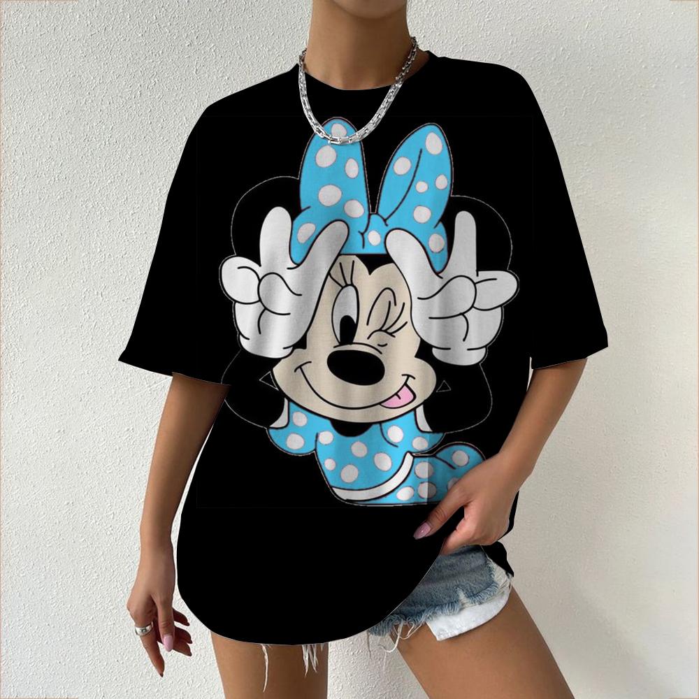 Новая женская футболка, свободная женская одежда, блузка, принт Диснея, Микки Маус, футболки, женская свободная толстовка, свободный пуловер XL
Новая женская футболка, свободная женская одежда, блузка, принт Диснея, Микки Маус, футболки, женская свободная толстовка, свободный пуловер XL