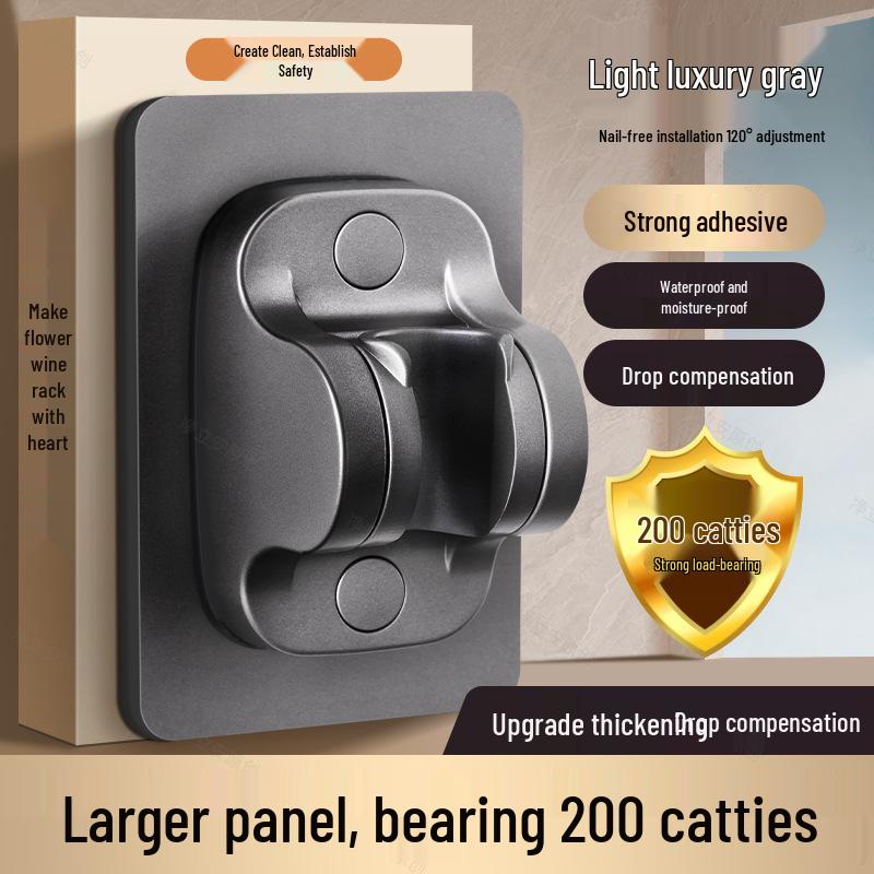 Adjustable No-Drill Universal Shower Head Holder for Bathroom
Adjustable No-Drill Universal Shower Head Holder for Bathroom