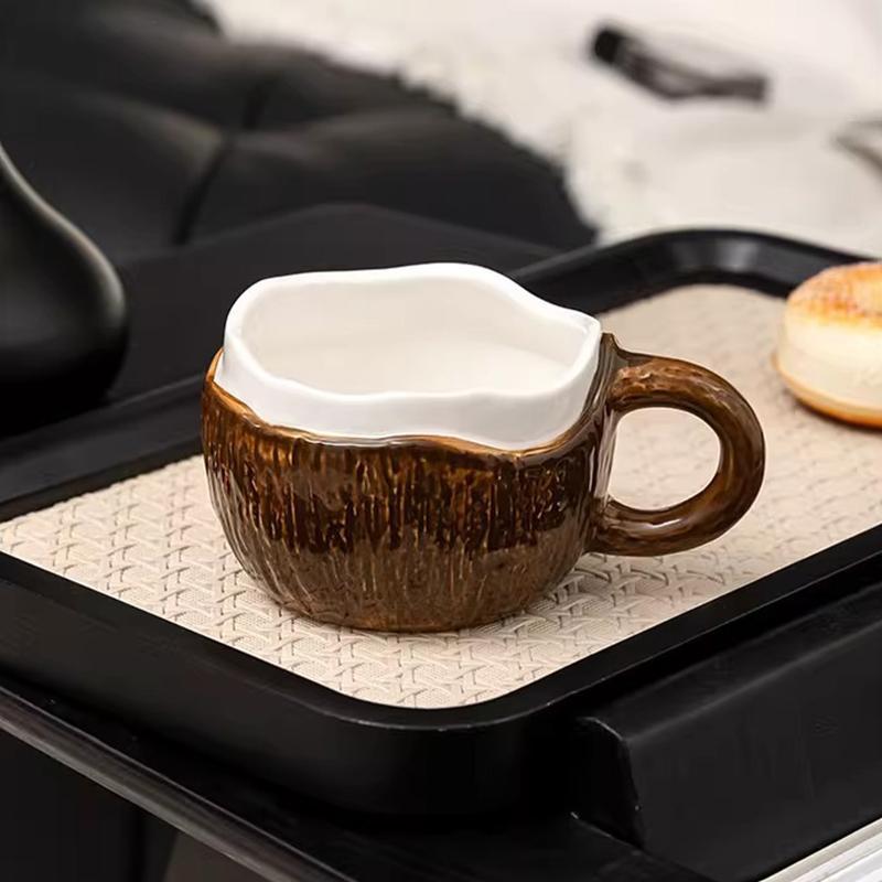1 шт. кружка Mark Coconut нестандартная кофейная кружка в корейском стиле керамическая ретро кружка для завтрака из овсянки с высоким цветом для щипка 201-300ml
1 шт. кружка Mark Coconut нестандартная кофейная кружка в корейском стиле керамическая ретро кружка для завтрака из овсянки с высоким цветом для щипка 201-300ml