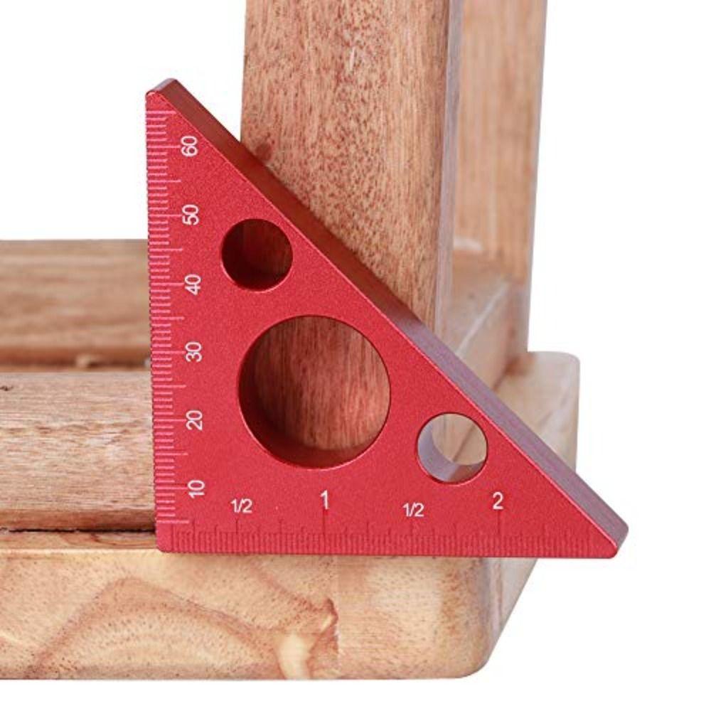 2in/6cm Right Angle Triangle Height Ruler 45/90 Degrees Angle Measuring Tool Woodworking красный
2in/6cm Right Angle Triangle Height Ruler 45/90 Degrees Angle Measuring Tool Woodworking красный
