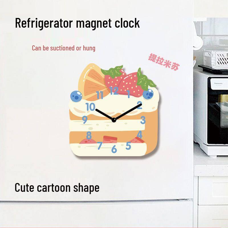 3D Dessert Cartoon Fridge Magnet Clock - Silent, Creative, Decorative Standard
3D Dessert Cartoon Fridge Magnet Clock - Silent, Creative, Decorative Standard