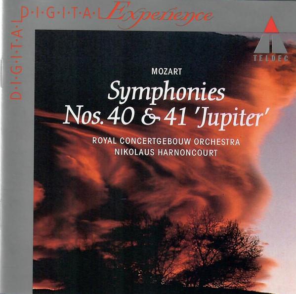 CD MOZART, HARNONCOURT; RCO - Symphonies 40 & 41 Jupiter 9031758612 TELDEC 1992 Germany Classical Used
CD MOZART, HARNONCOURT; RCO - Symphonies 40 & 41 Jupiter 9031758612 TELDEC 1992 Germany Classical Used