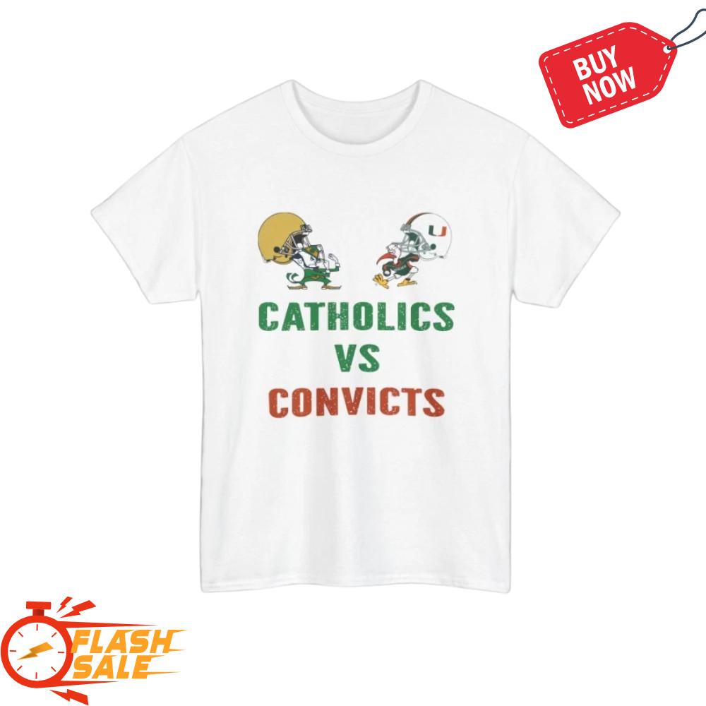 Hot Sale Catholics vs Convicts shirt Vintage 1988 T Shirt S-5XL Best Price Unisex T-Shirt XL
Hot Sale Catholics vs Convicts shirt Vintage 1988 T Shirt S-5XL Best Price Unisex T-Shirt XL