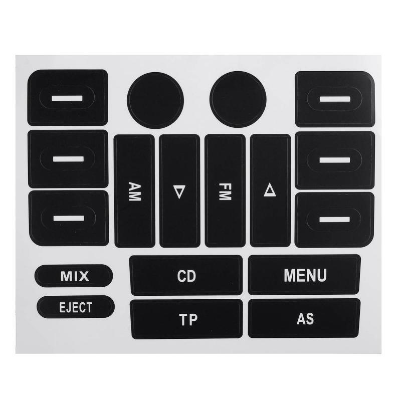 Volkswagen Jetta, Golf MK5, Passat Front Radio Button Stickers
Volkswagen Jetta, Golf MK5, Passat Front Radio Button Stickers