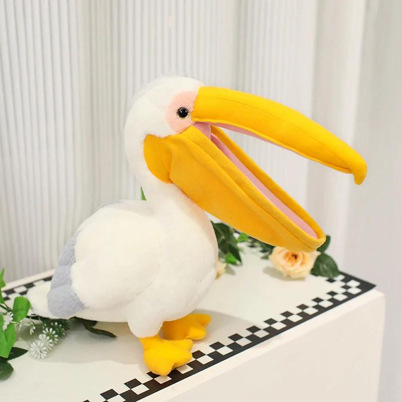 Cartoon Pelican Plush Toys Realistic White Pelican Stuffed Bird Animal Soft Dolls Promotional Cheap Christmas Birthday Gifts 10*5*30cm
Cartoon Pelican Plush Toys Realistic White Pelican Stuffed Bird Animal Soft Dolls Promotional Cheap Christmas Birthday Gifts 10*5*30cm