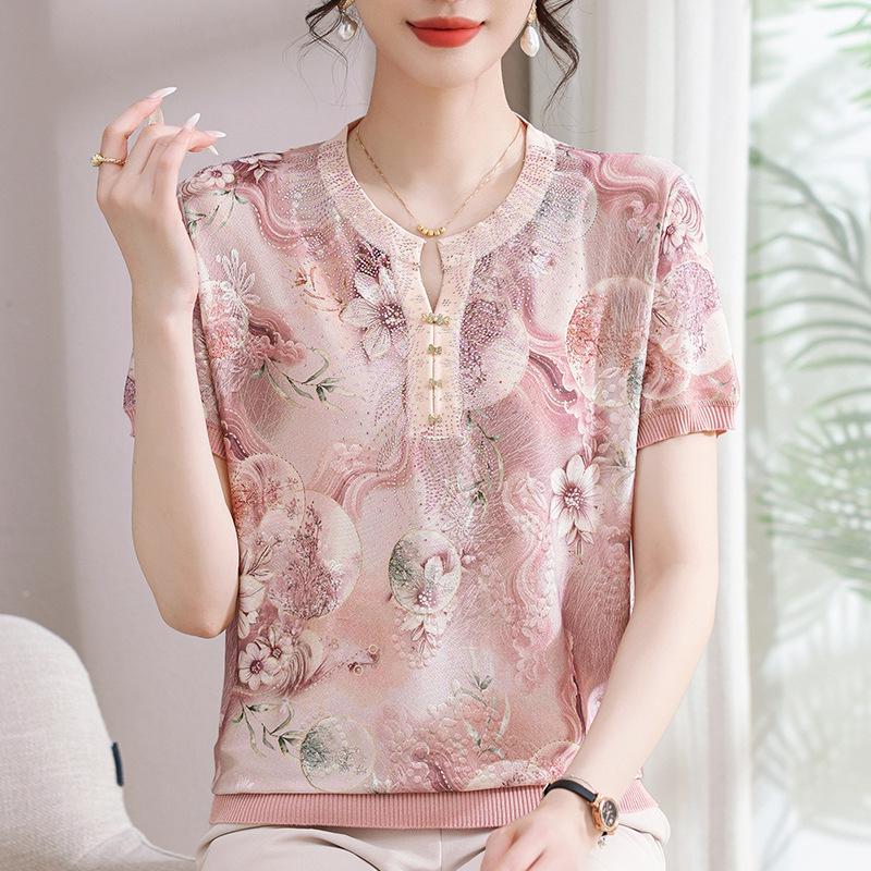 Summer Knitted Ice Silk T-shirt for Middle-Aged and Elderly Women - 2026 Collection XL (suggested for 90-115 lbs) розовый
Summer Knitted Ice Silk T-shirt for Middle-Aged and Elderly Women - 2026 Collection XL (suggested for 90-115 lbs) розовый