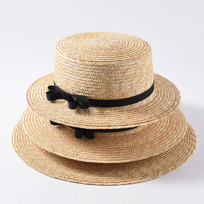Classical Beach Hat Ribbon Bowknot Boater Hat Wide Brim Summer Sun Hats for Women Ladies Wheat Straw Cap Kentucky Derby Hat Brim 5cm
Classical Beach Hat Ribbon Bowknot Boater Hat Wide Brim Summer Sun Hats for Women Ladies Wheat Straw Cap Kentucky Derby Hat Brim 5cm