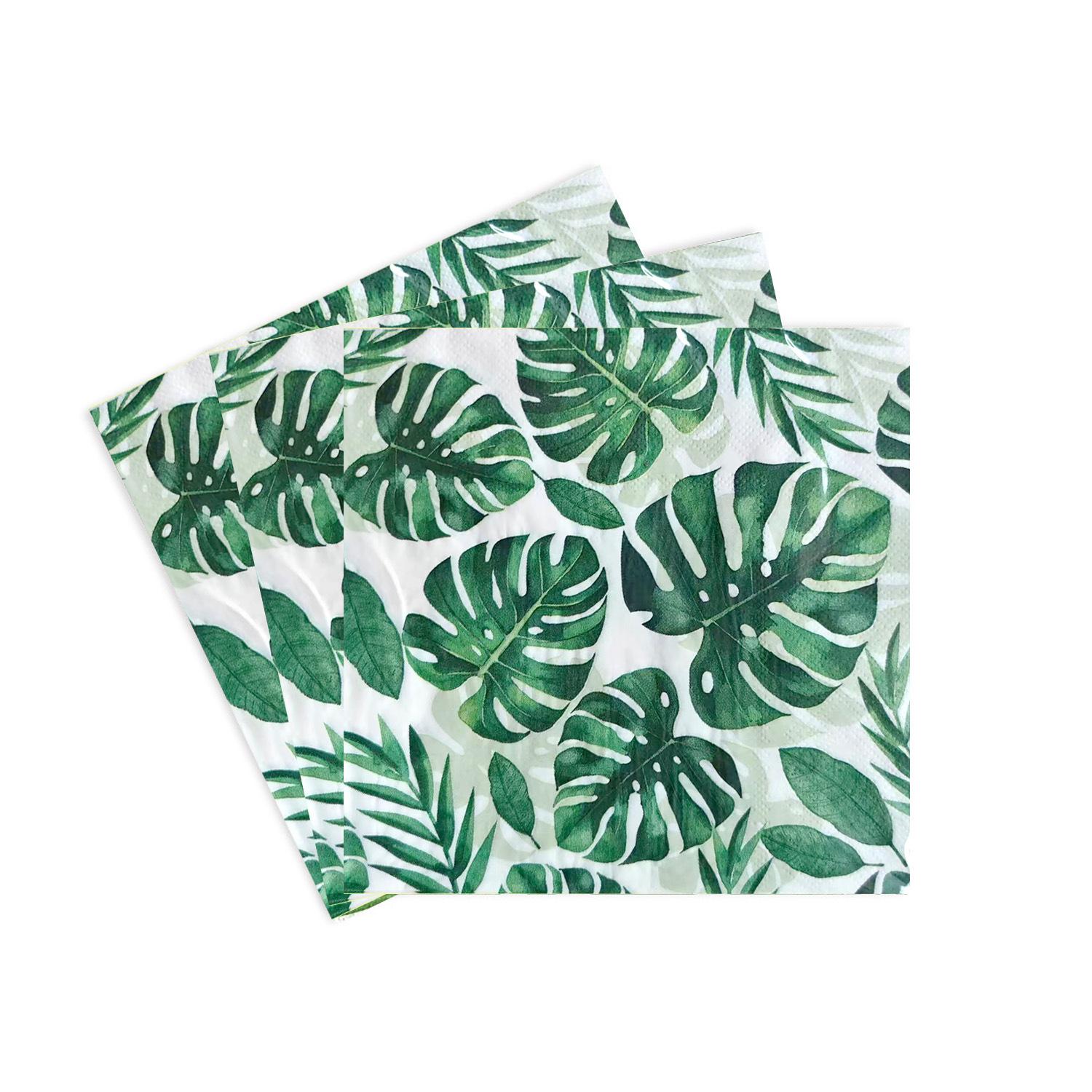 WTEMPO 100pcs Tropical Leaf Print Paper Napkins Vibrant Monstera & Palm Design for Birthday Parties & Restaurant Decorations 100pcs зелений
WTEMPO 100pcs Tropical Leaf Print Paper Napkins Vibrant Monstera & Palm Design for Birthday Parties & Restaurant Decorations 100pcs зелений