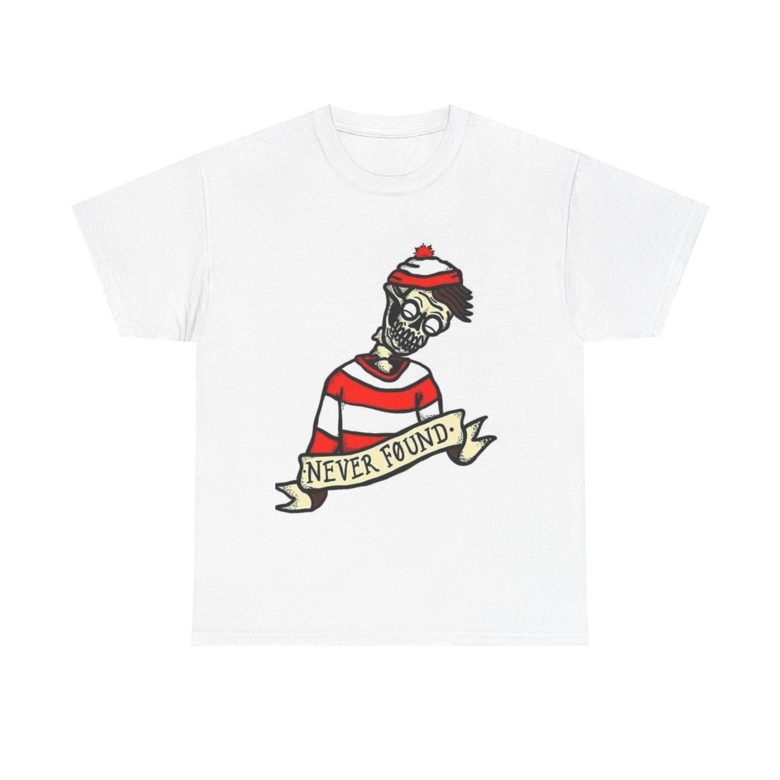 Never Found Where s Waldo Graphic T Shirt Vintage Funny Unisex Heavy Cotton Tee 2XL
Never Found Where s Waldo Graphic T Shirt Vintage Funny Unisex Heavy Cotton Tee 2XL