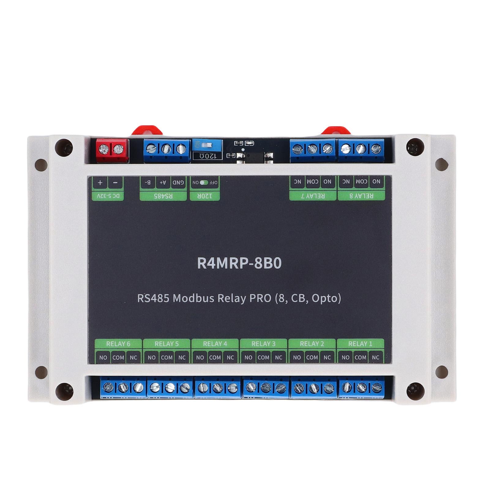 Relay Module 8 Channel 485 Rail RTU Optocoupler Isolation Module for Industrial Automation
Relay Module 8 Channel 485 Rail RTU Optocoupler Isolation Module for Industrial Automation
