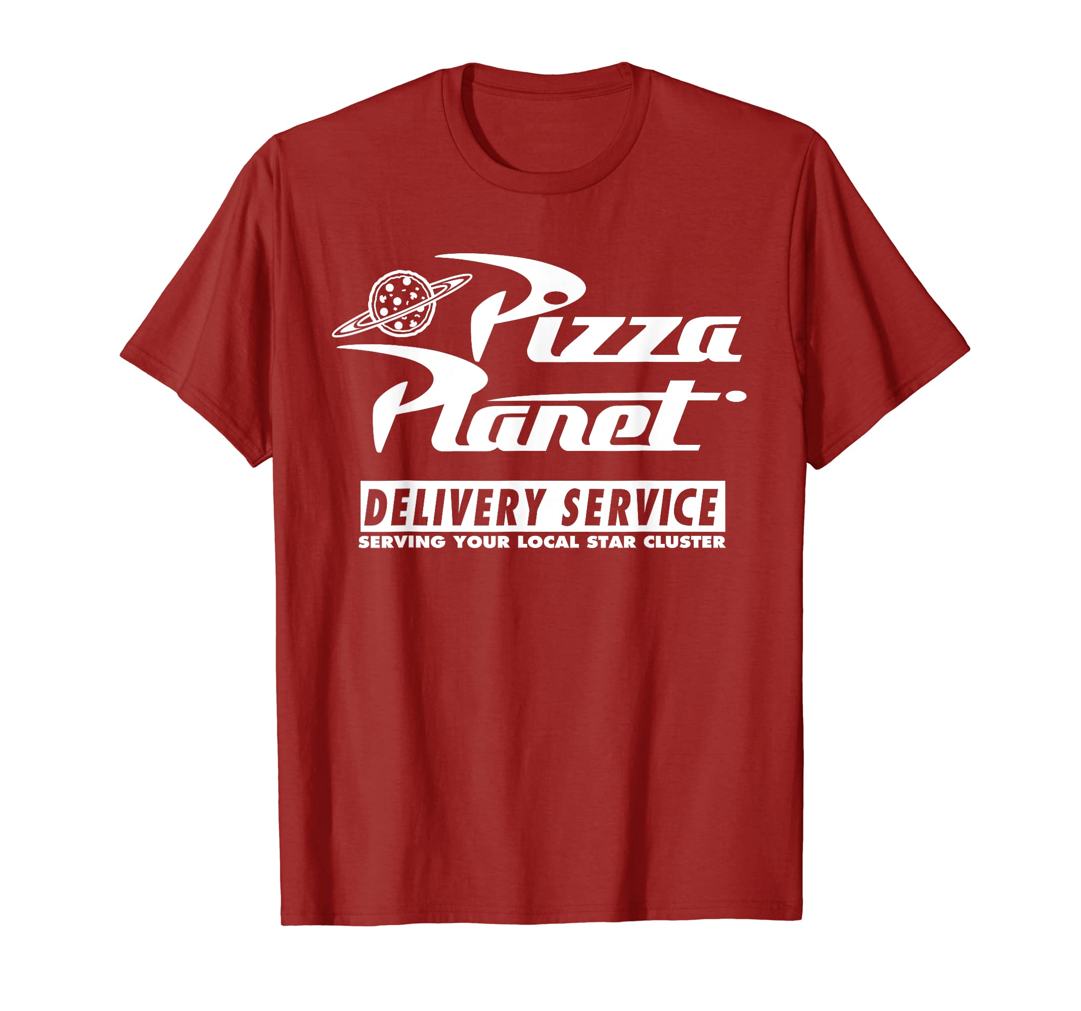 Disney PIXAR Toy Story Pizza Planet Delivery Service Red T-Shirt
Disney PIXAR Toy Story Pizza Planet Delivery Service Red T-Shirt