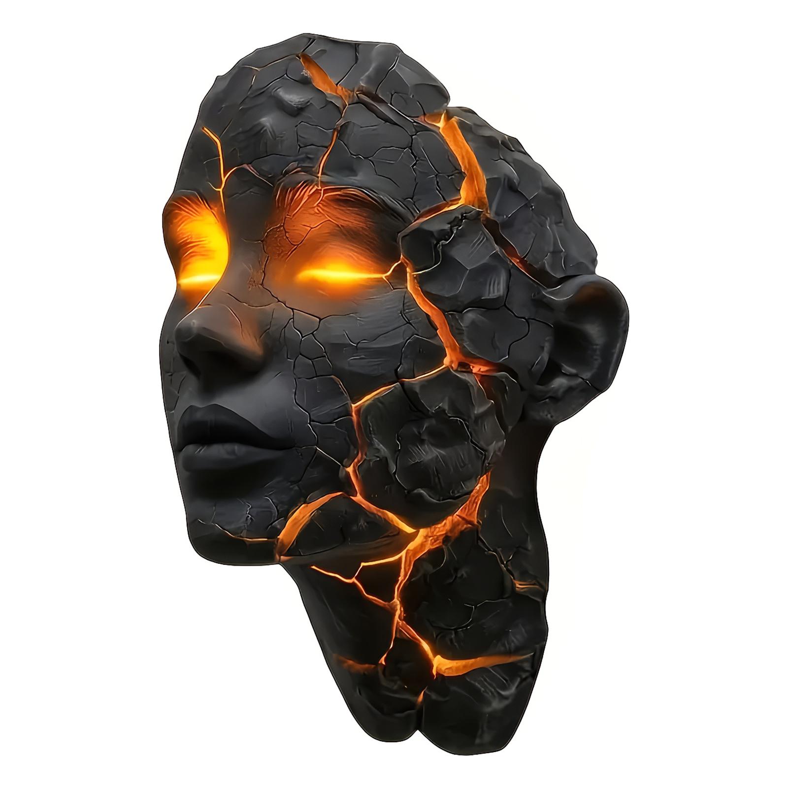 Halloween Cracked Soul Wall Light with LED Illumination Shattered Soul Wall Lamps for Bedroom Living Room Cafe and Gallery Decor розовый
Halloween Cracked Soul Wall Light with LED Illumination Shattered Soul Wall Lamps for Bedroom Living Room Cafe and Gallery Decor розовый
