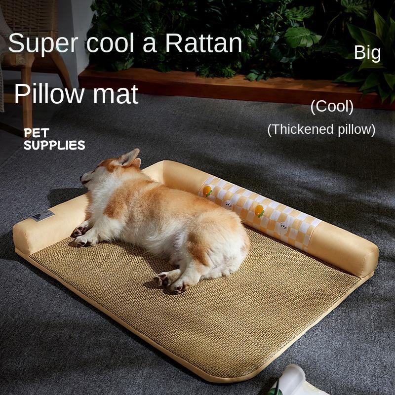 Summer Pet Cool Mat Pet Supplies Breathable and Cool Cat and Dog Vine Woven Nest Ice Feeling Sleeping Mat Dog Nest Ice Pad 43x35cm
Summer Pet Cool Mat Pet Supplies Breathable and Cool Cat and Dog Vine Woven Nest Ice Feeling Sleeping Mat Dog Nest Ice Pad 43x35cm