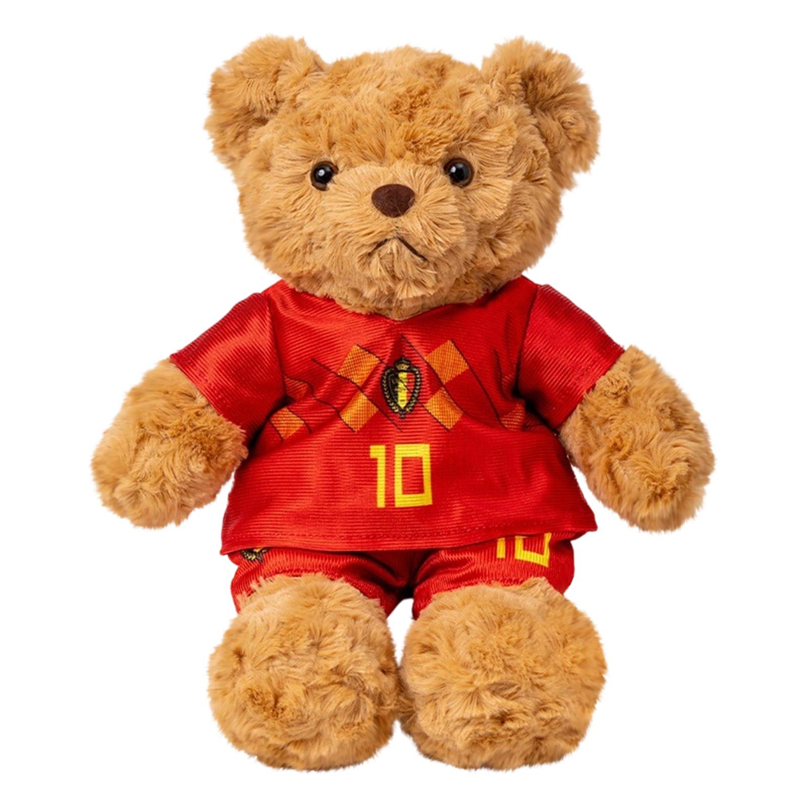 Plush Teddy Bear Stuffed Toy with Soccer Athlete Outfit Soft Collectible Doll for Sports Fans and Event Memorabilia Gift One Size
Plush Teddy Bear Stuffed Toy with Soccer Athlete Outfit Soft Collectible Doll for Sports Fans and Event Memorabilia Gift One Size