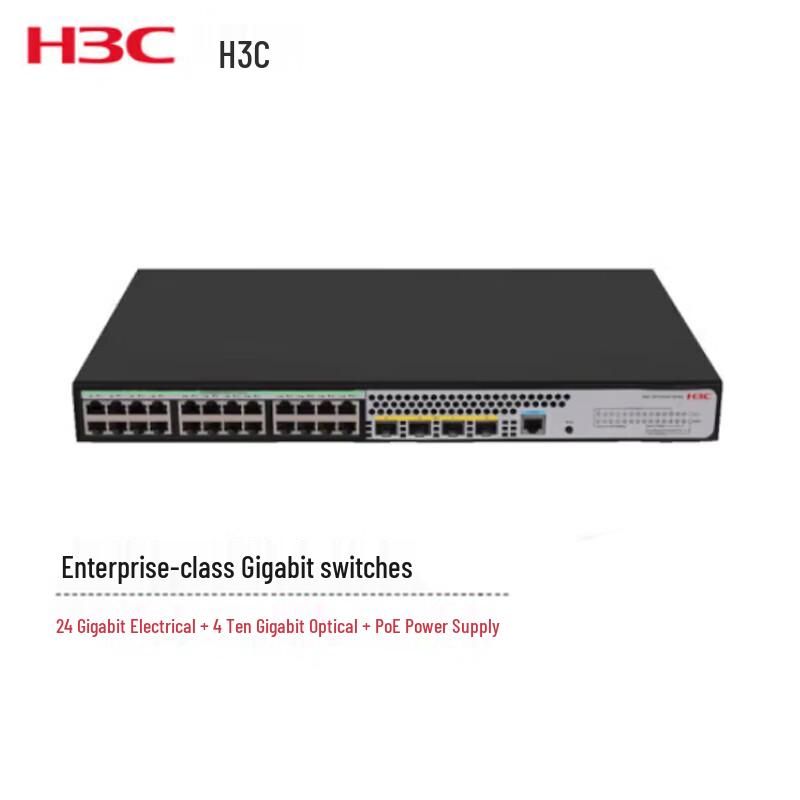 H3C S5120V3-28S-PWR-LI Managed PoE Gigabit Ethernet Switch
H3C S5120V3-28S-PWR-LI Managed PoE Gigabit Ethernet Switch
