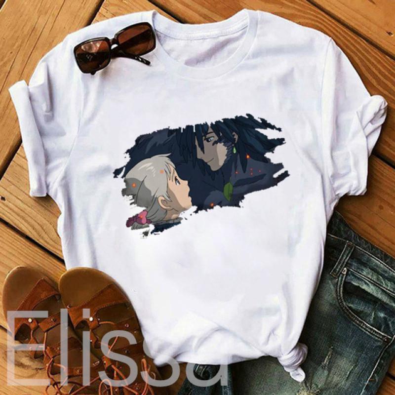 Kaus Kastil Bergerak Howl S Studio Ghibli Femme Kaus Wanita Аниме Jepang Pakaian Хаяо Миядзаки Kawai Wanita
Kaus Kastil Bergerak Howl S Studio Ghibli Femme Kaus Wanita Аниме Jepang Pakaian Хаяо Миядзаки Kawai Wanita