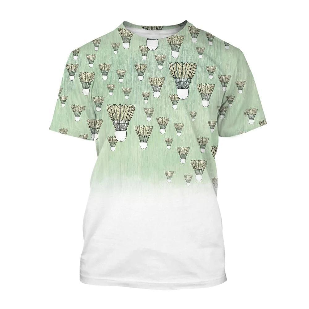 Новая мужская и женская футболка со спортивным рисунком бадминтона, 3D цифровая печать, мужская футболка 6XL
Новая мужская и женская футболка со спортивным рисунком бадминтона, 3D цифровая печать, мужская футболка 6XL