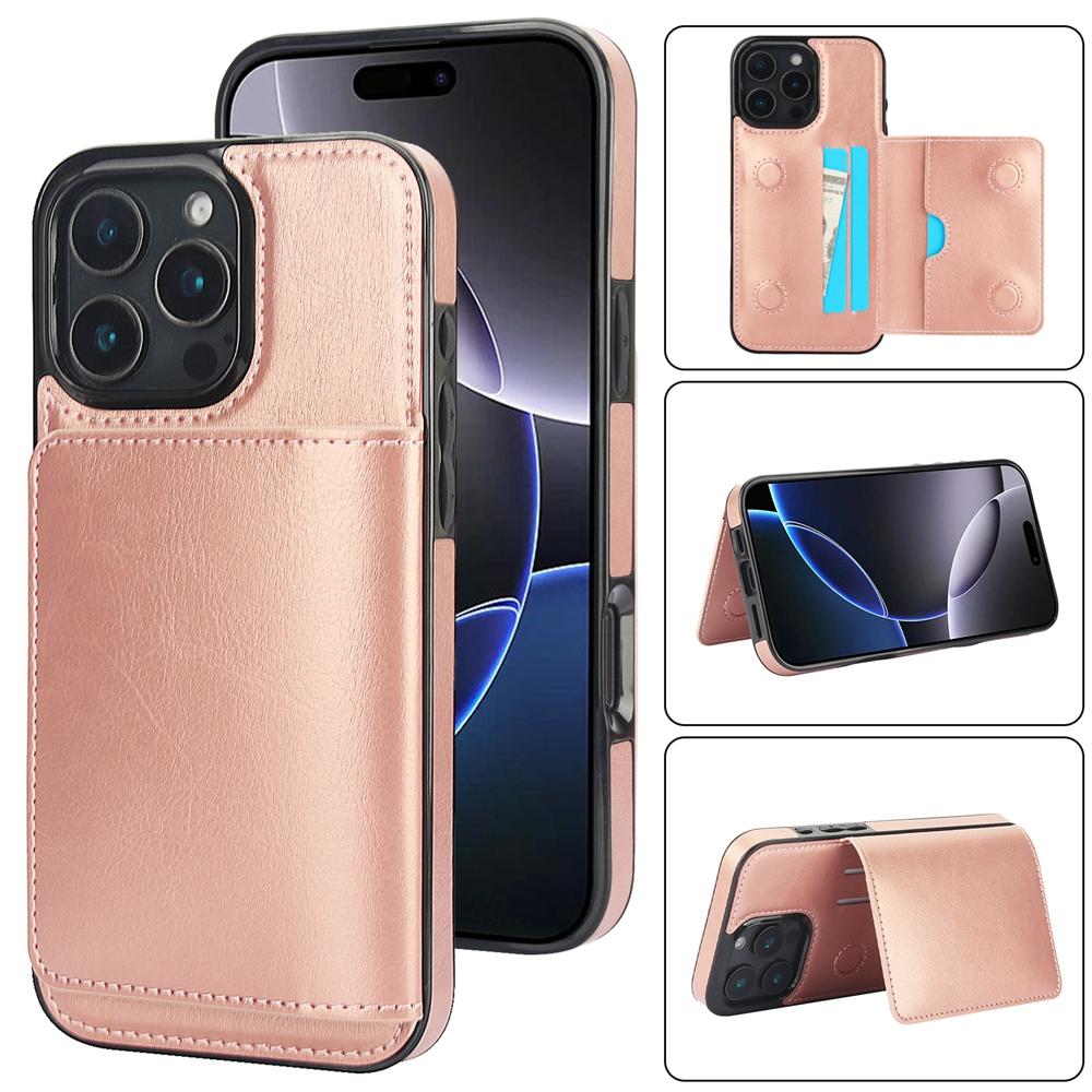 Magnetic Three Card Slots Leather Wallet Flip Case For iPhone 16 Pro Max 16E 15 Plus 14 13 12 11 13 XR 17 Air Fold Stand Holder iPhone17 Pro Max рожевий колір золота
Magnetic Three Card Slots Leather Wallet Flip Case For iPhone 16 Pro Max 16E 15 Plus 14 13 12 11 13 XR 17 Air Fold Stand Holder iPhone17 Pro Max рожевий колір золота