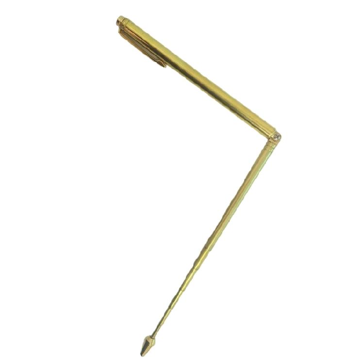 Portable Seeking Rule Accurate Surveying Device Brass Dowsing Rod for Accurate Length Measurements in Various Fields золотий
Portable Seeking Rule Accurate Surveying Device Brass Dowsing Rod for Accurate Length Measurements in Various Fields золотий