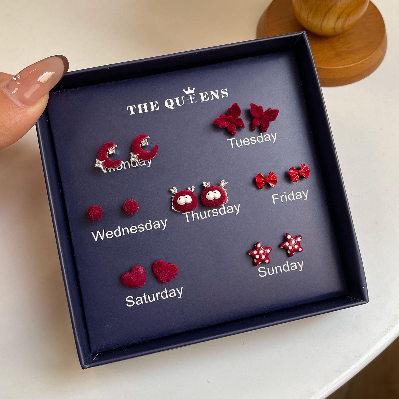 Весняно-літні свіжі сережки-бантики в подарунковій коробці - Дизайн зі срібною голкою для студентів
Весняно-літні свіжі сережки-бантики в подарунковій коробці - Дизайн зі срібною голкою для студентів