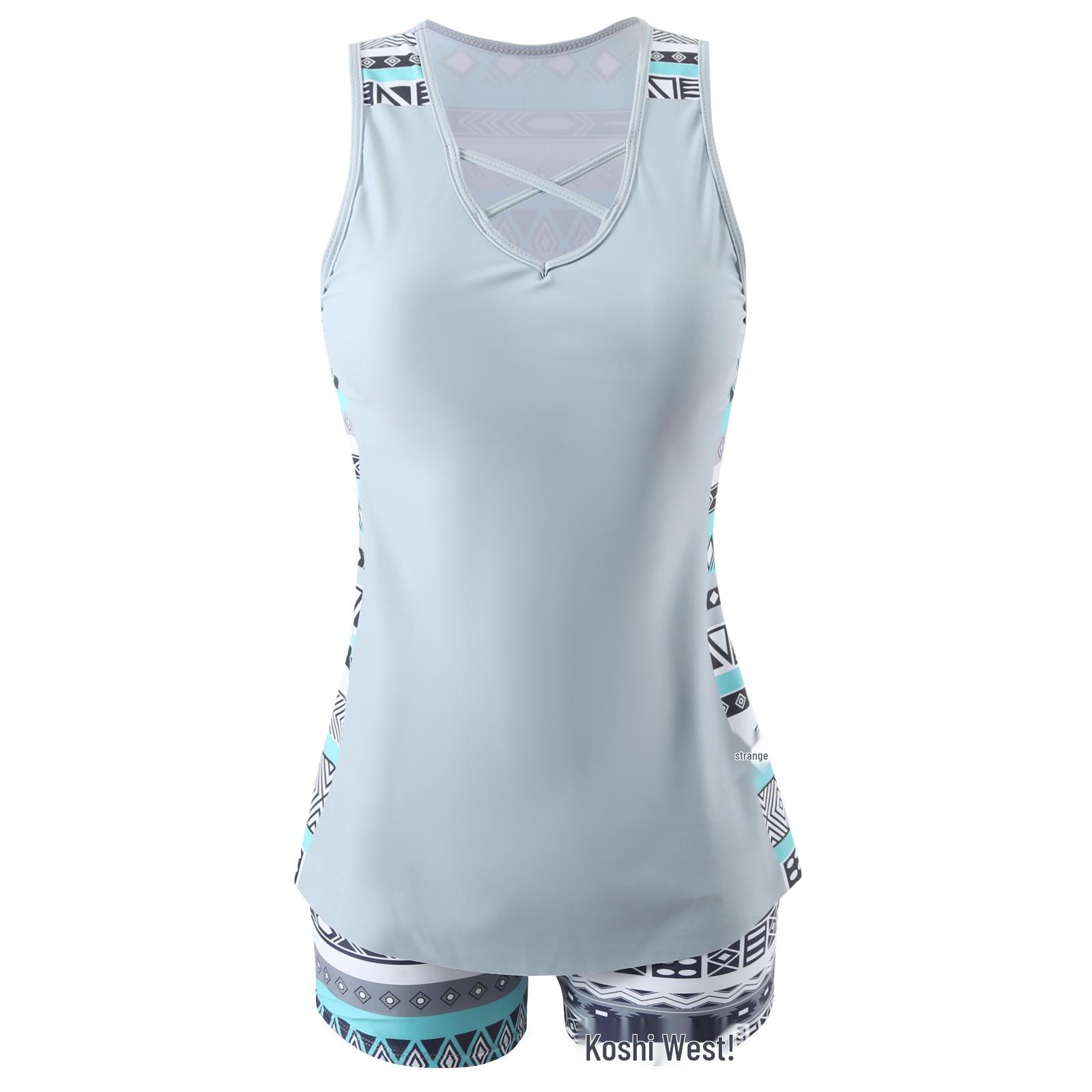 Женский купальник бикини из двух частей большого размера 2024 с быстросохнущими шортиками бойлегами 4XL серый
Женский купальник бикини из двух частей большого размера 2024 с быстросохнущими шортиками бойлегами 4XL серый