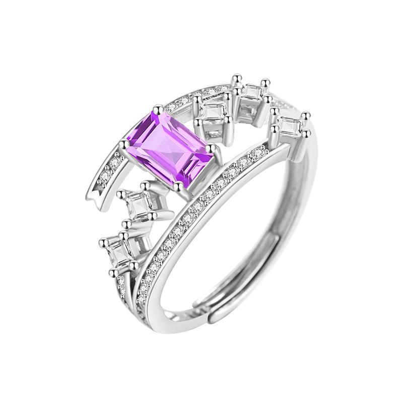 Retro High-end S925 Sterling Silver Ring Natural Topaz Crystal Personality European Style Women Band opening adjustable
Retro High-end S925 Sterling Silver Ring Natural Topaz Crystal Personality European Style Women Band opening adjustable