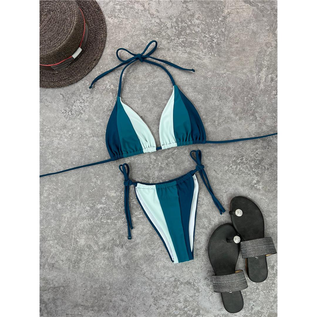 Сексуальный мини-бикини с подкладкой на бретельках, женский купальник, женский купальник из двух частей, комплект бикини, купальный костюм, купальный костюм для леди L синий/зелёный
Сексуальный мини-бикини с подкладкой на бретельках, женский купальник, женский купальник из двух частей, комплект бикини, купальный костюм, купальный костюм для леди L синий/зелёный