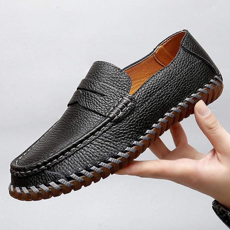 Designer New Retro Fashion Men s Genuine Leather Hand-sewn Thread Driving Casual Shoes Male Walking Footwears Zapatos Hombre 38 чорний
Designer New Retro Fashion Men s Genuine Leather Hand-sewn Thread Driving Casual Shoes Male Walking Footwears Zapatos Hombre 38 чорний