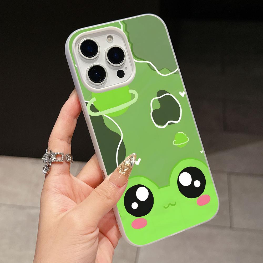 Kawaii Frog Phone Case for iPhone 17 16 15 14 13 12 11 Air Pro Max Plus Jelly Double layer White Cover iPhone 16e
Kawaii Frog Phone Case for iPhone 17 16 15 14 13 12 11 Air Pro Max Plus Jelly Double layer White Cover iPhone 16e