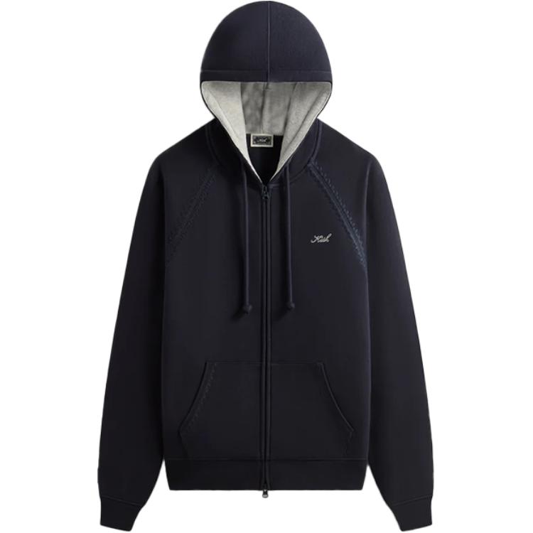 Kith Vale Raglan Full Zip Hoodie Admiral Men Tops Black KHM032581-494 XL
Kith Vale Raglan Full Zip Hoodie Admiral Men Tops Black KHM032581-494 XL