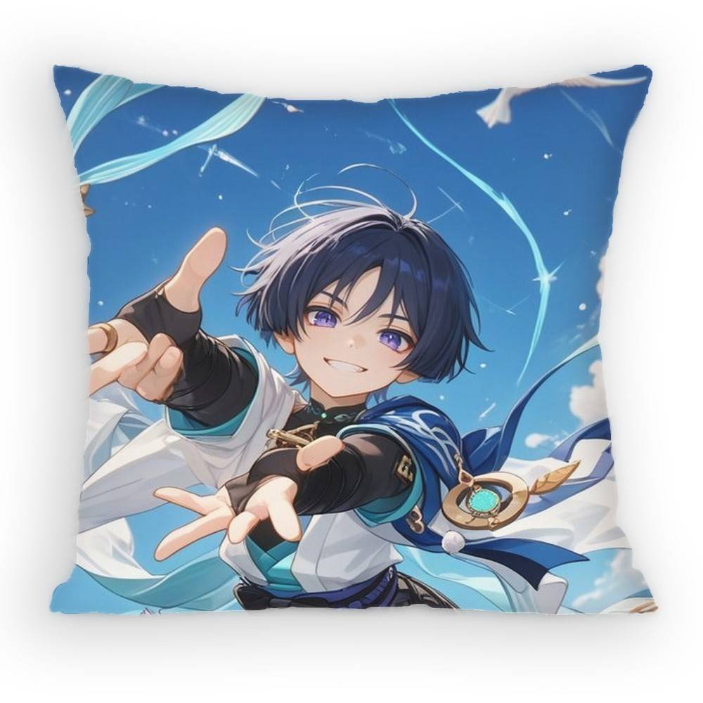 Rebel Anemo Prince Wanderer Pillow Case Sofa Living Room Bedroom Headboard Backrest Cushion Square Cushion Nap Time 30x30 cm
Rebel Anemo Prince Wanderer Pillow Case Sofa Living Room Bedroom Headboard Backrest Cushion Square Cushion Nap Time 30x30 cm